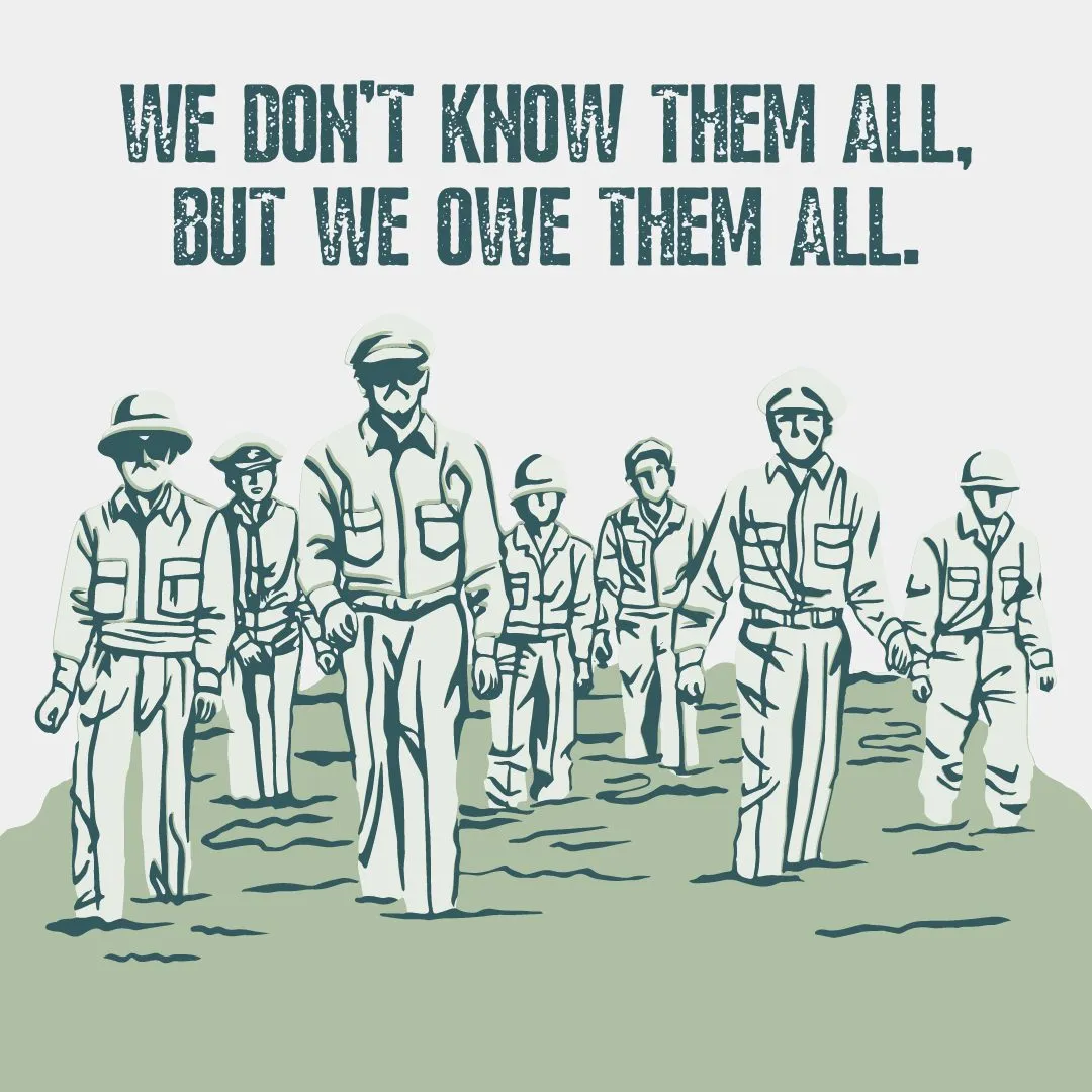 Today we thank our nation's heroes.