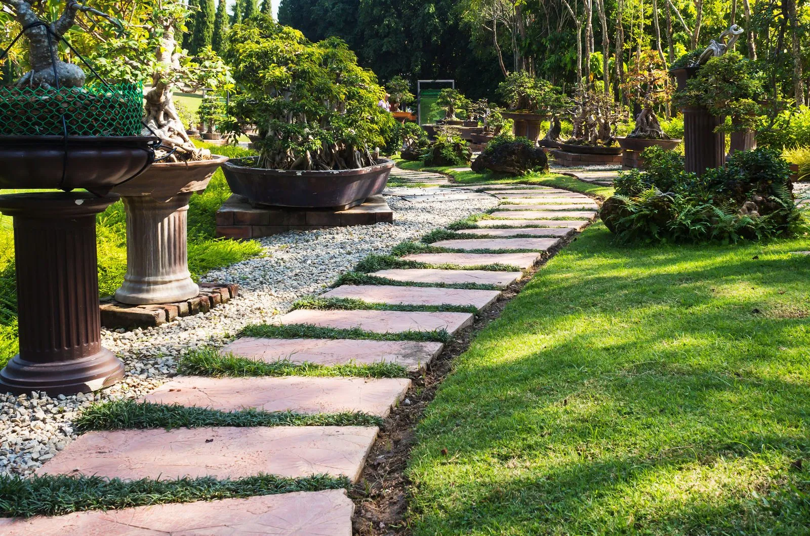 Incorporate hardscape elements
