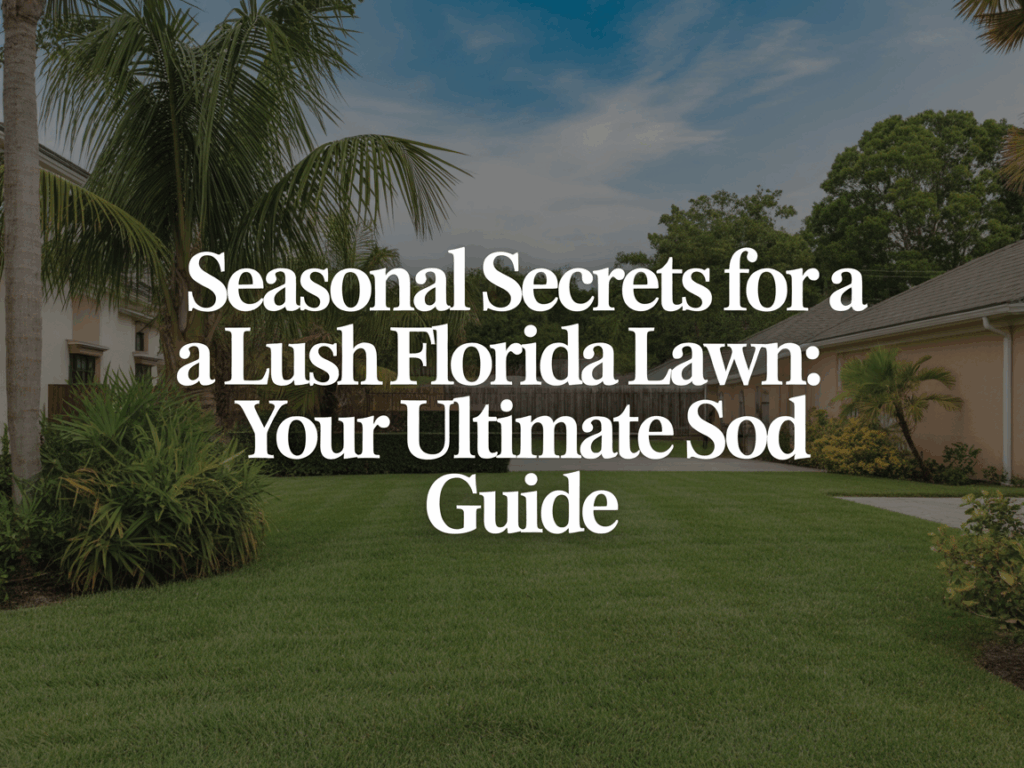 Seasonal Secrets for a Lush Florida Lawn: Your Ultimate Sod Guide